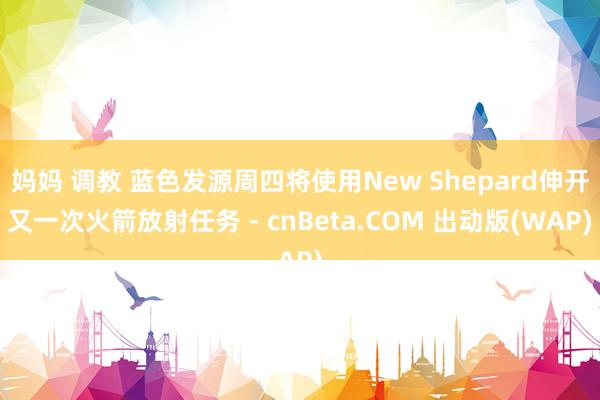 妈妈 调教 蓝色发源周四将使用New Shepard伸开又一次火箭放射任务 - cnBeta.COM 出动版(WAP)